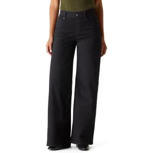 imageLevi Strauss Signature Gold Womens Totally Shaping Ultimate Pullon Wide Leg Jeans Also Available in PlusNew Noir