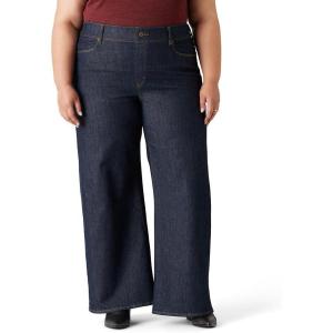 imageLevi Strauss Signature Gold Womens Totally Shaping Ultimate Pullon Wide Leg Jeans Also Available in PlusNew Retro Dark Plus