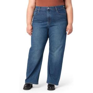 imageLevi Strauss Signature Womens Heritage HighRise Loose Straight Jeans Stretch Denim Also Available in Plus SizeSupernova
