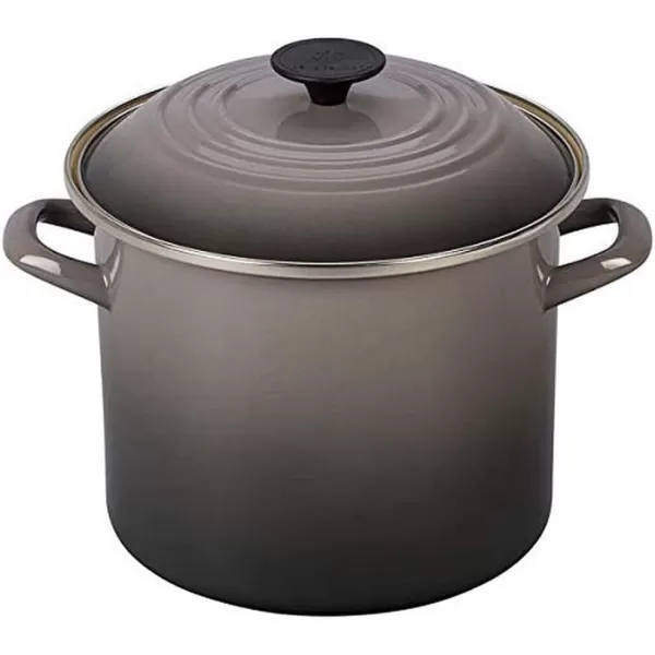 imageLe Creuset Enamel On Steel Stockpot 8 qt OysterFlame
