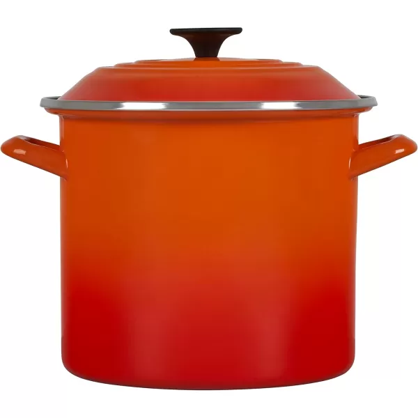 imageLe Creuset Enamel On Steel Stockpot 8 qt OysterFlame