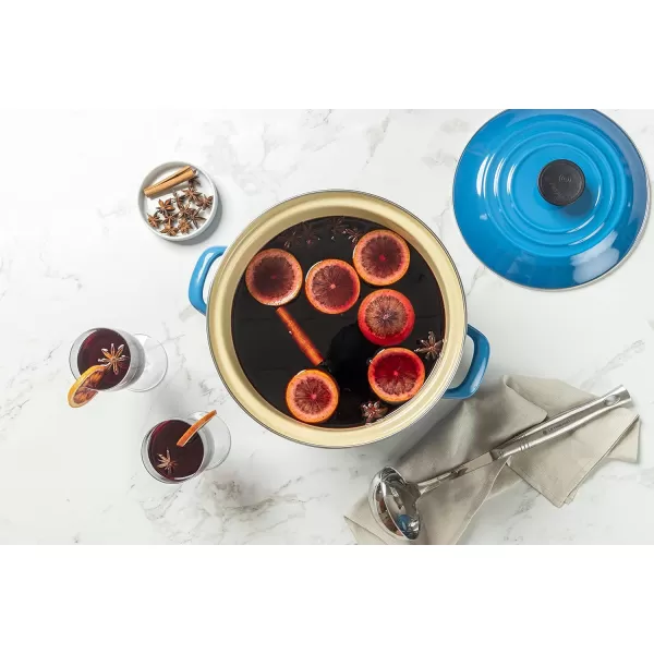imageLe Creuset Enamel On Steel Stockpot 8 qt OysterMarseille