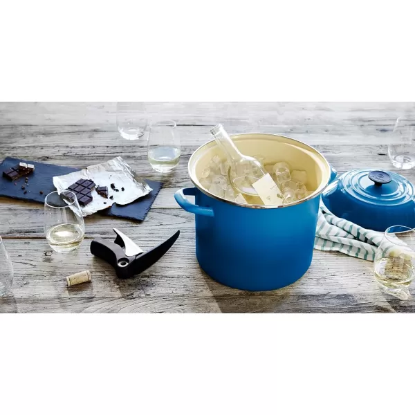 imageLe Creuset Enamel On Steel Stockpot 8 qt OysterMarseille