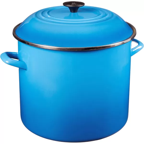 imageLe Creuset Enamel On Steel Stockpot 8 qt OysterMarseille