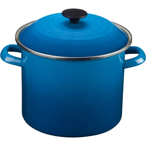 imageLe Creuset Enamel On Steel Stockpot 8 qt OysterMarseille