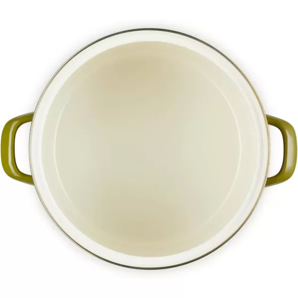 imageLe Creuset Enamel On Steel Stockpot 8 qt OysterOlive