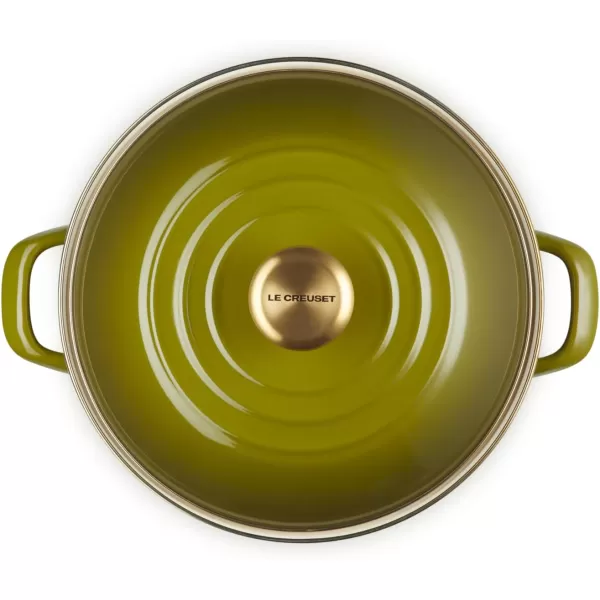 imageLe Creuset Enamel On Steel Stockpot 8 qt OysterOlive