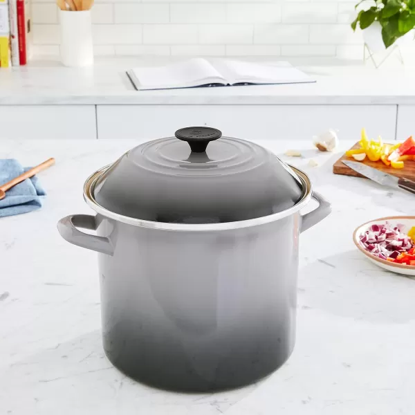 imageLe Creuset Enamel On Steel Stockpot 8 qt OysterOyster