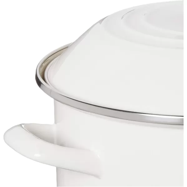 imageLe Creuset Enamel On Steel Stockpot 8 qt OysterWhite