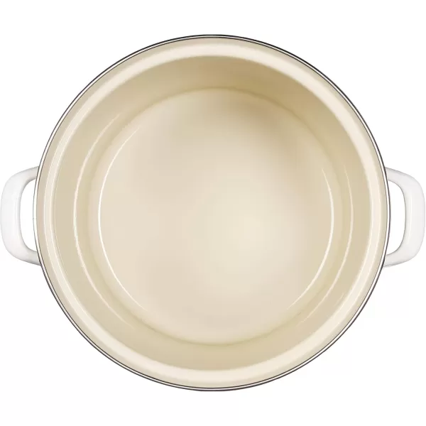 imageLe Creuset Enamel On Steel Stockpot 8 qt OysterWhite