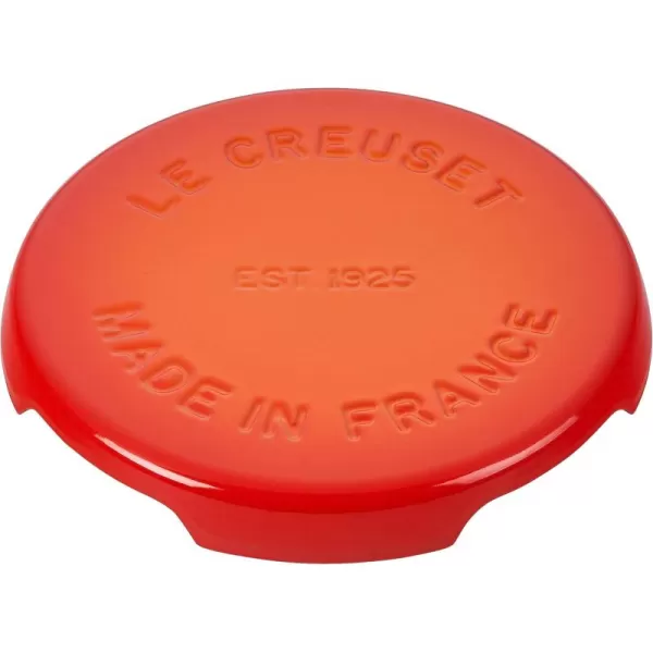 imageLe Creuset Enameled Cast Iron Signature Trivet 88quot CeriseFlame