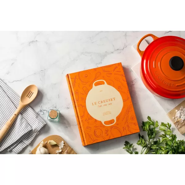 imageLe Creuset Cookbook Orange 875quot x 11quot