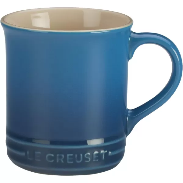 imageLe Creuset Enamel On Steel Demi Kettle ampamp Stoneware Set of 2 Mugs 125 qt Kettle ampamp 2 14 oz Mugs CeriseMarseille