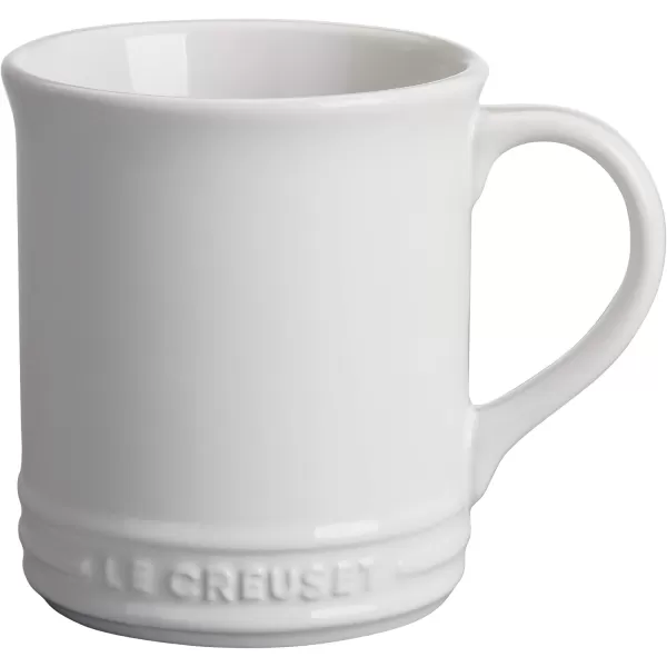 imageLe Creuset Enamel On Steel Demi Kettle ampamp Stoneware Set of 2 Mugs 125 qt Kettle ampamp 2 14 oz Mugs CeriseWhite