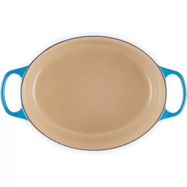 imageLe Creuset Enameled Cast Iron Signature Oval Dutch Oven 5 qt  WhiteMarseile