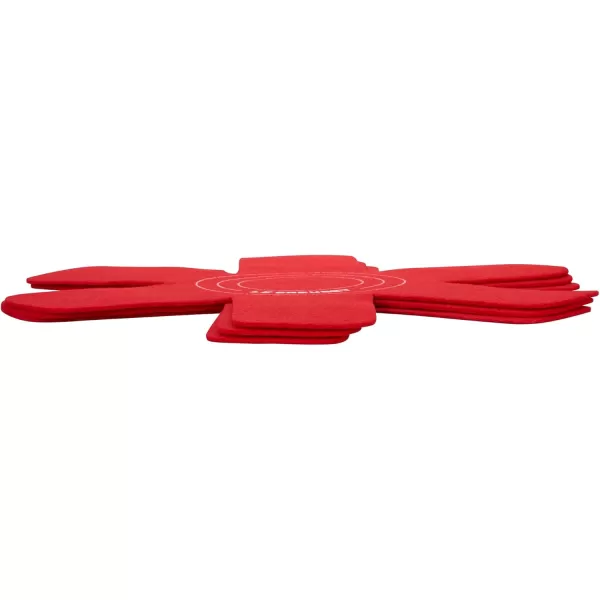 imageLe Creuset Felt Pan Protectors Set of 3 16quot Diameter BlackCerise