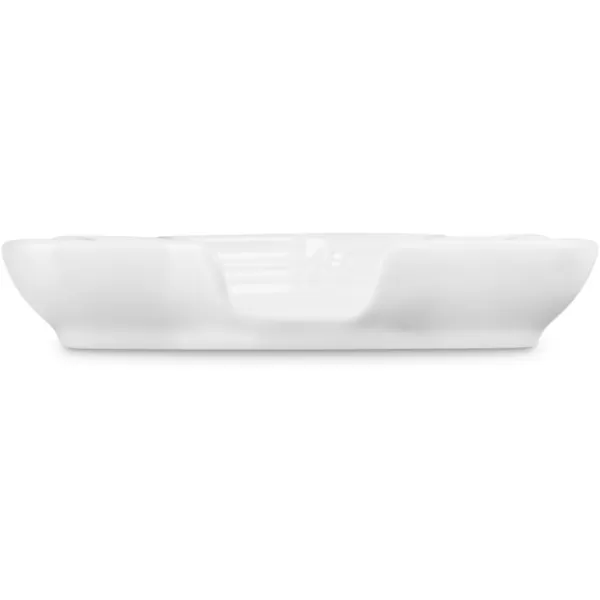 imageLe Creuset Nol Collection Stoneware Holiday Tree Spoon Rest WhiteWhite