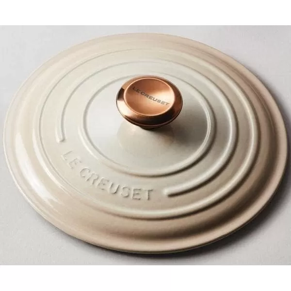 imageLe Creuset Signature Medium Knob Black NickelCopper