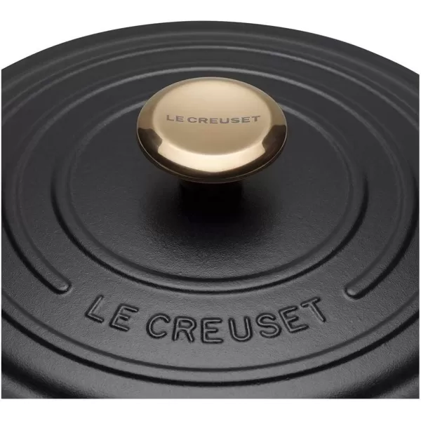 imageLe Creuset Signature Medium Knob Black NickelCopper