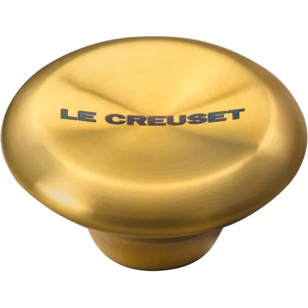 imageLe Creuset Signature Medium Knob Black NickelGold