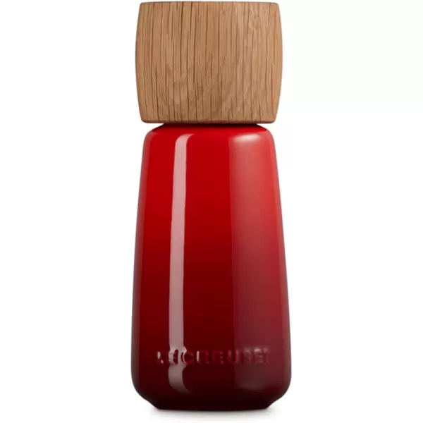 imageLe Creuset Stoneware Alpine Pepper Mill 7quot White OakCerise