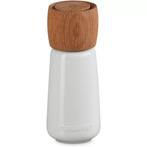 imageLe Creuset Stoneware Alpine Pepper Mill 7quot White OakWhite