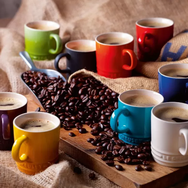 imageLe Creuset Stoneware Set of 6 London Mugs 12 oz Each MultiColorMulticolor