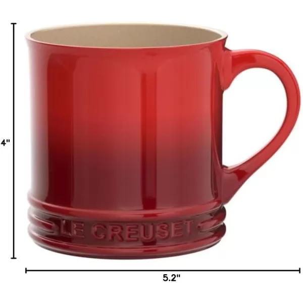imageLe Creuset Stoneware Vancouver Mug 14 oz MarbleCerise