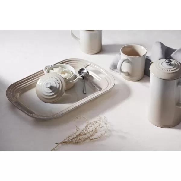 imageLe Creuset Stoneware Vancouver Mug 14 oz MarbleMeringue