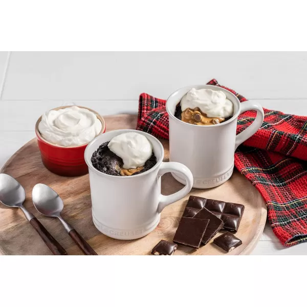 imageLe Creuset Stoneware Vancouver Mug 14 oz MarbleWhite
