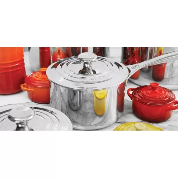 imageLe Creuset TriPly Stainless Steel 5 pc Cookware Set 5 pc10 pc