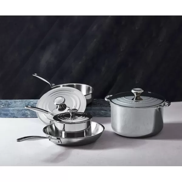 imageLe Creuset TriPly Stainless Steel 5 pc Cookware Set 5 pc7 pc