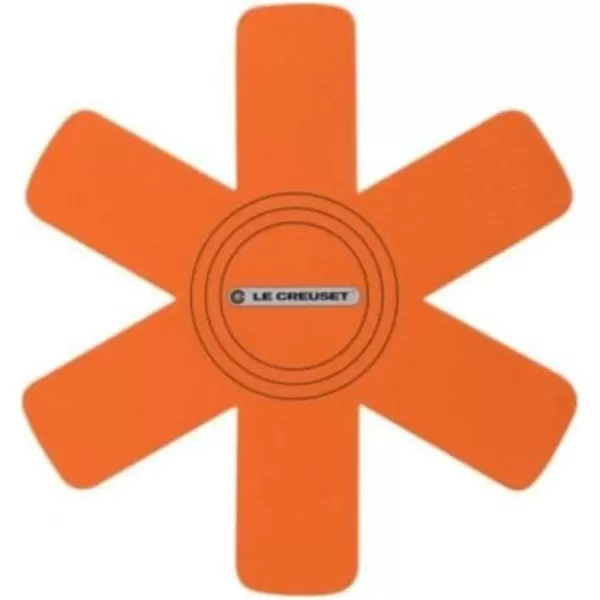 imageLe Creuset Felt Pan Protectors Set of 3 16quot Diameter BlackFlame