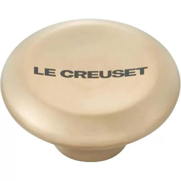 imageLe Creuset Signature Medium Knob Black NickelLight Gold