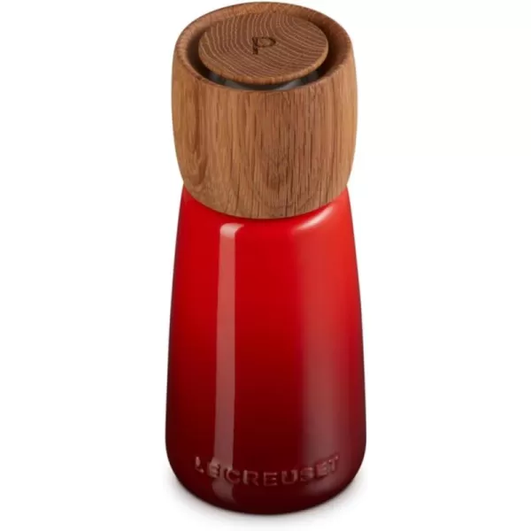 imageLe Creuset Stoneware Alpine Pepper Mill 7quot White OakCerise