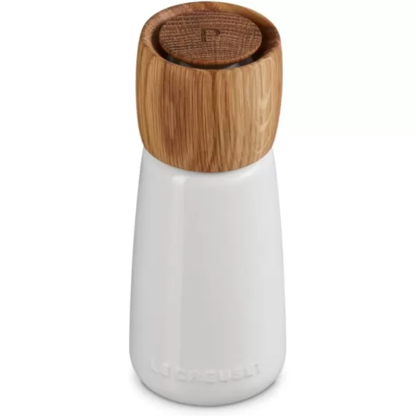 imageLe Creuset Stoneware Alpine Pepper Mill 7quot White OakWhite