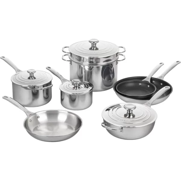 imageLe Creuset TriPly Stainless Steel 5 pc Cookware Set 5 pc12 pc