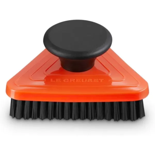 imageLe Creuset Triangle Grill Brush 37quot FlameFlame