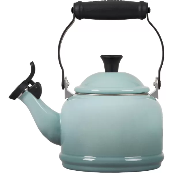 imageLe Creuset Enamel On Steel Demi Tea Kettle 125 qt CaribbeanSea Salt