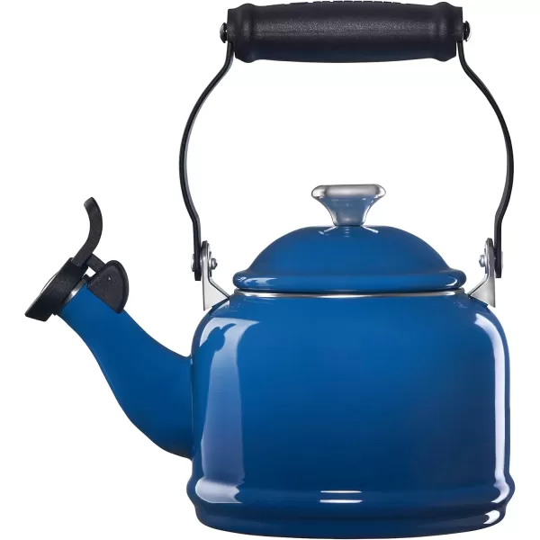 imageLe Creuset Enamel On Steel Demi Tea Kettle with Metal Finishes 125 qt ArtichautMarseille