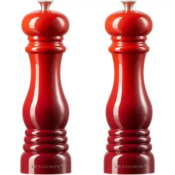 imageLe Creuset Salt and Pepper Mill Set 8Inch CeriseCerise