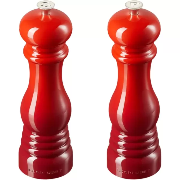 imageLe Creuset Salt and Pepper Mill Set 8Inch CeriseCerise