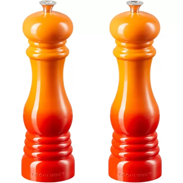 imageLe Creuset Salt and Pepper Mill Set 8Inch CeriseFlame