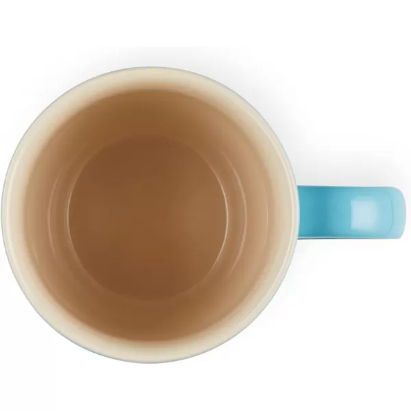 imageLe Creuset Stoneware 20 oz ExtraLarge Logo Coffee Mug CeriseCaribbean