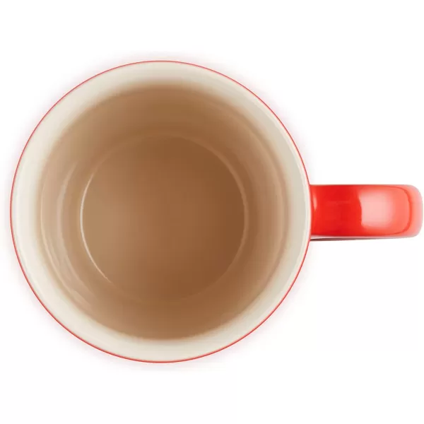 imageLe Creuset Stoneware 20 oz ExtraLarge Logo Coffee Mug CeriseCerise