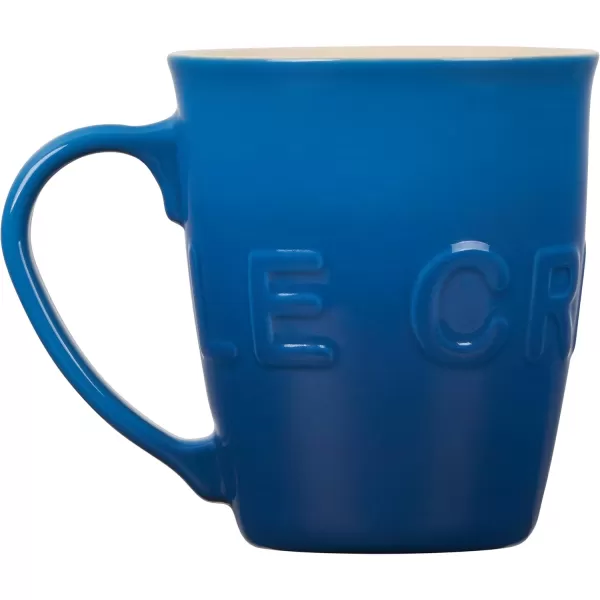 imageLe Creuset Stoneware 20 oz ExtraLarge Logo Coffee Mug CeriseMarseille
