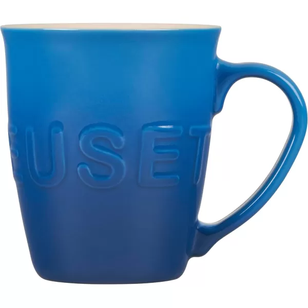imageLe Creuset Stoneware 20 oz ExtraLarge Logo Coffee Mug CeriseMarseille