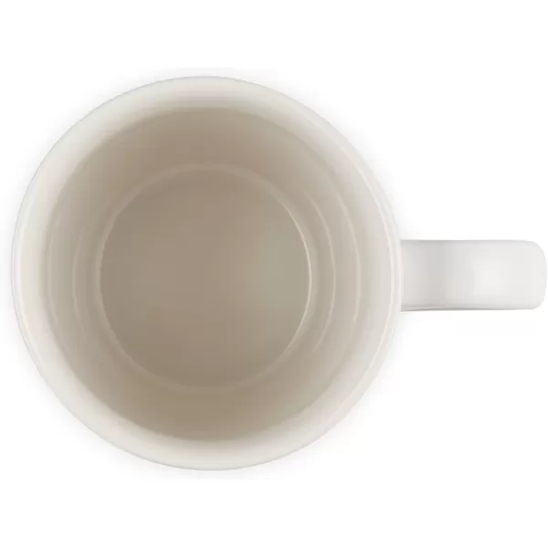 imageLe Creuset Stoneware 20 oz ExtraLarge Logo Coffee Mug CeriseMeringue