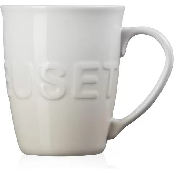 imageLe Creuset Stoneware 20 oz ExtraLarge Logo Coffee Mug CeriseMeringue