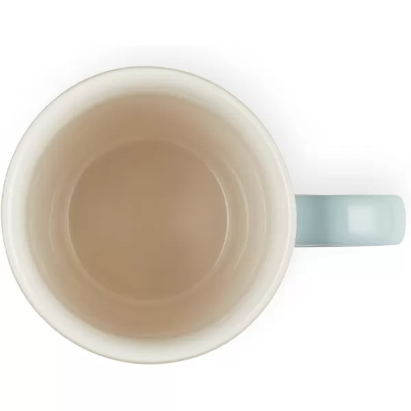imageLe Creuset Stoneware 20 oz ExtraLarge Logo Coffee Mug CeriseSea Salt